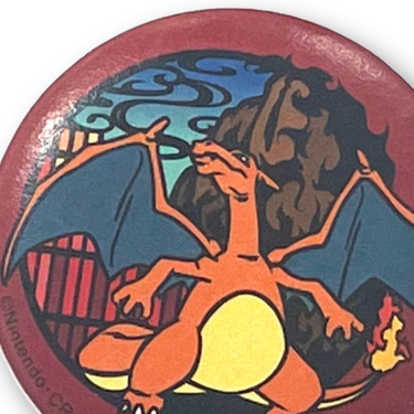 Pokémon Paper Cutout Series Washi Can Badge Charizard