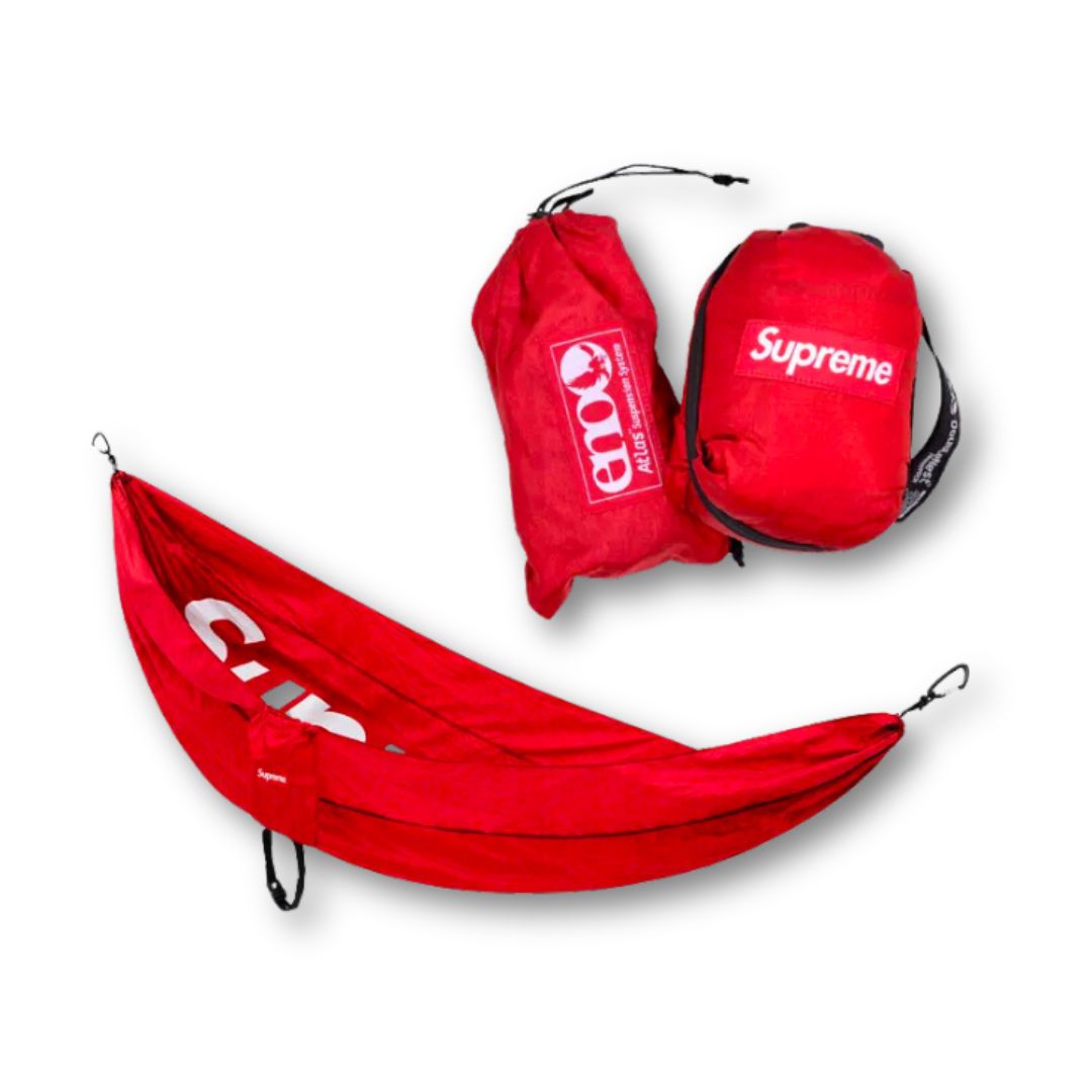 Supreme ENO DoubleNest Hammock and Suspension System Red