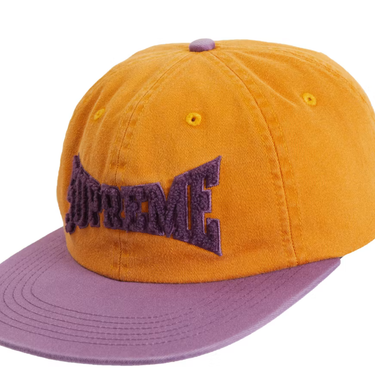Supreme Chenille Logo 6-Panel Mustard
