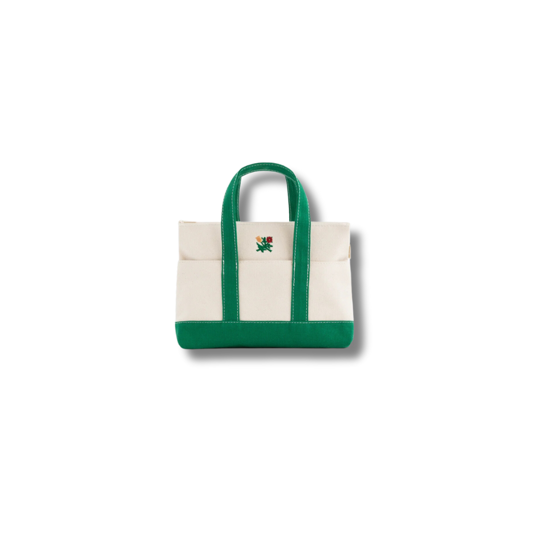 Aime Leon Dore Mini Crest Contrast Tote Bag Botanical Green – Drop Aime Leon Dore Mini Crest Contrast Tote Bag Botanical Green – Drop