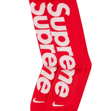 Supreme Nike Lightweight Crew Socks Red