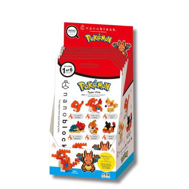 Pokemon Center Kawada Nanoblock Mini Pokemon Fire Type