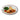 Supreme Chicken Dinner Plate Ashtray White