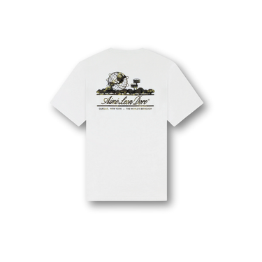 Aimé Leon Dore Camo Unisphere Tee Bright white