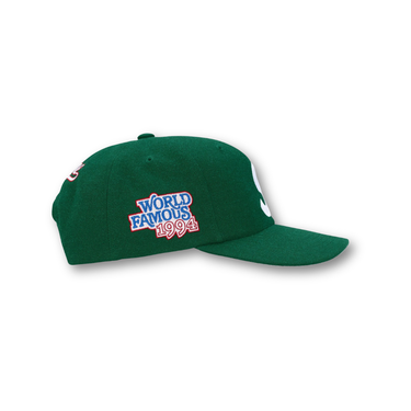 Supreme World Famous S Logo 6-Panel Dark Green