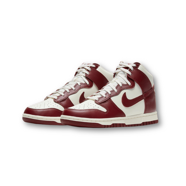 Nike Dunk High Sail Team Red (W)