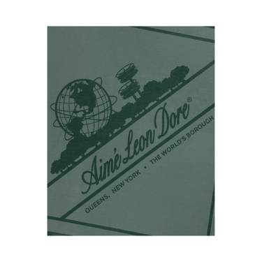Aimé Leon Dore Sun Faded Unisphere Bandana Agave Green