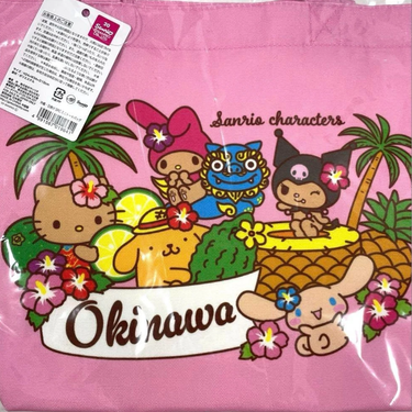 Sanrio Okinawa Suntan SRC Mini Tote Bag Pink