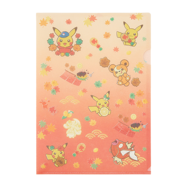 Pokémon Center Hiroshima R Set of 2 Japanese-style A4 clear files