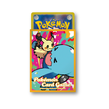 Pokémon Card Game Deck Shield Sleeves Mimikkyu & Wobbuffet Orange (Pack of 64)