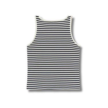 Marithé François Girbaud W CLASSIC LOGO SLEEVELESS ivory