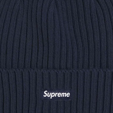 Supreme Overdyed Beanie (SS26) Navy