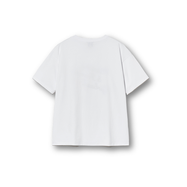 Marithé François Girbaud W Over Fit Handwriting Logo Heart Tee White