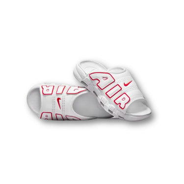 Nike Air More Uptempo Slide White University Red