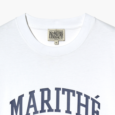 Marithé François Girbaud Varsity Graphic Tee White
