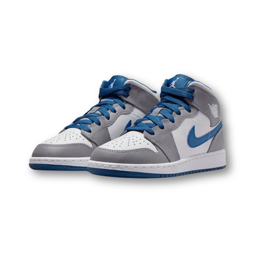 Jordan 1 Mid True Blue Cement (GS)