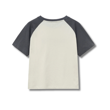 Marithé François Girbaud Raglan Regular Logo Tee Charcoal