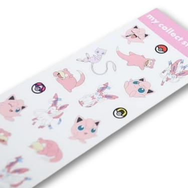 Pokemon My Collection Sticker / Pink