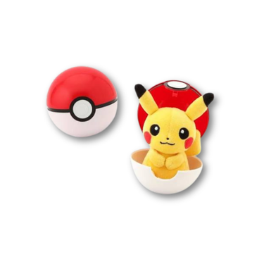 Pokemon Center Original Plush Badge In Pokeball Case Vol.1