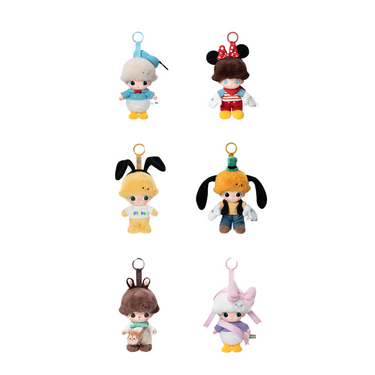 POP MART DIMOO WORLD × DISNEY Series - Vinyl Plush Keychain *Wholebox