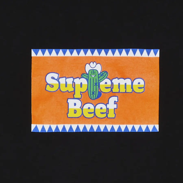 Supreme Beef Tee Black Men's (SS25)