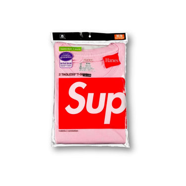 Supreme Hanes Tagless Tees (2 Pack) Pink