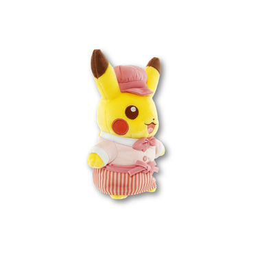 Plush Pikachu Pink Pokemon Cafe Limited Edition
