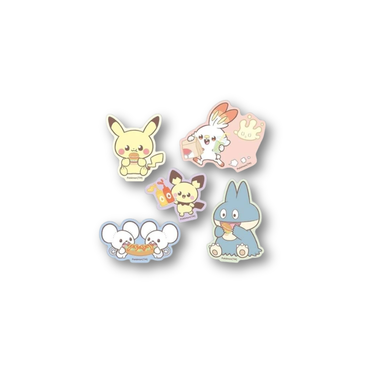 Pokemon Center Original Sticker 5 Piece Set A Diner Pokepeace