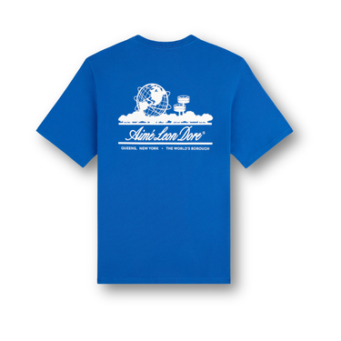 Aimé Leon Dore x LA Dodgers Unisphere Tee Victoria Blue