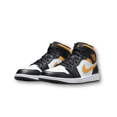 Air Jordan 1 Mid White Pollen Black (GS)