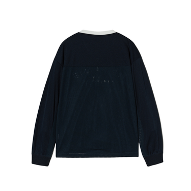 Marithé François Girbaud Mesh Long Sleeve Navy
