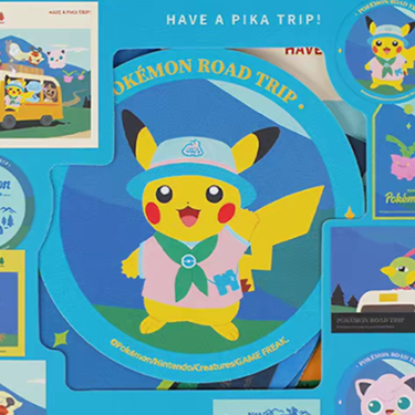 Pokémon Road Trip Sticker Set (9 Stickers)