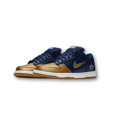 Nike SB Dunk Low Supreme Jewel Swoosh Gold