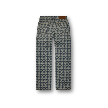 Denim Tears Baggy Jacquard Wreath Denim Pant
