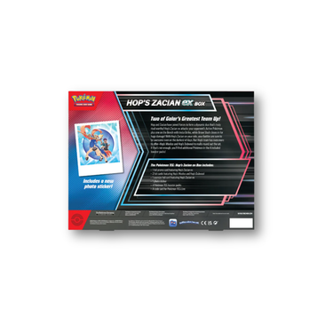 Pokémon TCG Hop's Zacian ex Box
