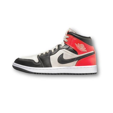 Jordan 1 Mid Newsprint Light Orewood Brown (Women's)