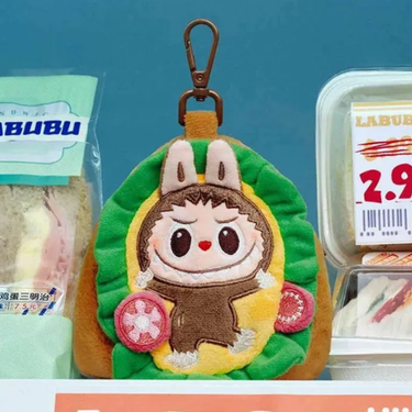 Pop Mart Labubu The Monsters Wacky Mart Series Sandwich Mini Bag Figure