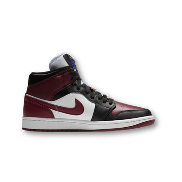 Air Jordan 1 Mid SE Black Dark Beetroot (W)