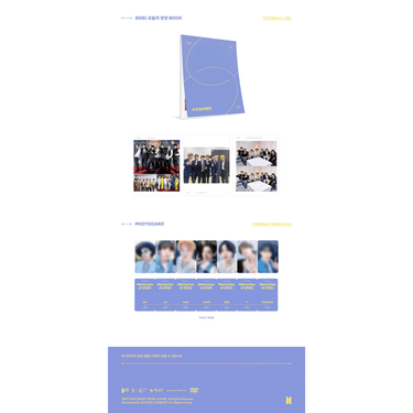 BTS Memories of 2021 DVD