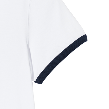 Marithé François Girbaud W Classic Logo Ringer Tee White