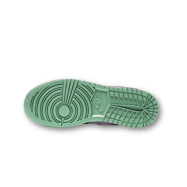 Air Jordan 1 Low Green Glow Violet Shock (GS)