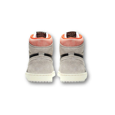 Jordan 1 Retro High Neutral Grey Hyper Crimson