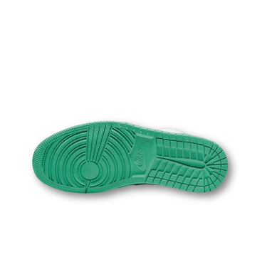 Jordan 1 Low White Lucky Green Black