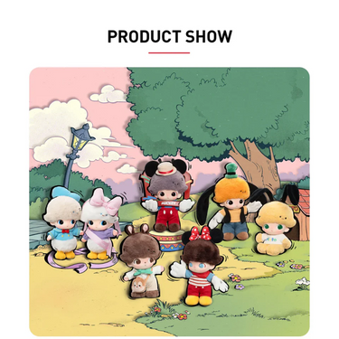 POP MART DIMOO WORLD × DISNEY Series - Vinyl Plush Keychain *Wholebox