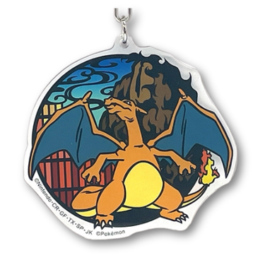 Pokémon Paper Cutout Series Acrylic Keychain Charizard
