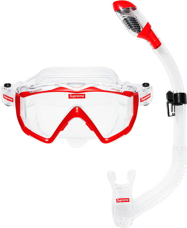 Supreme Cressi Snorkel Set Red