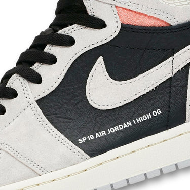Jordan 1 Retro High Neutral Grey Hyper Crimson