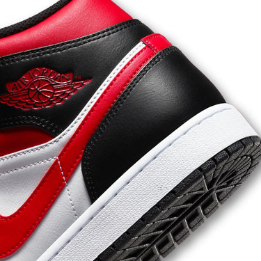 Air Jordan 1 Mid Black Fire Red (GS)