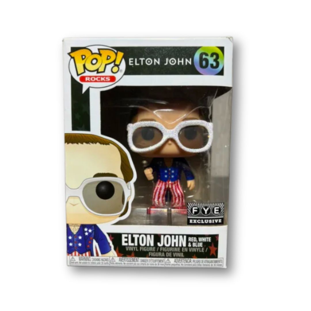 Funko Pop! Rocks Glitter Variation Elton John (FYE Exclusive) #63