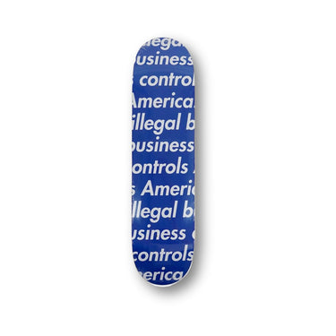 Supreme Illegal Business Skateboard Deck Royal